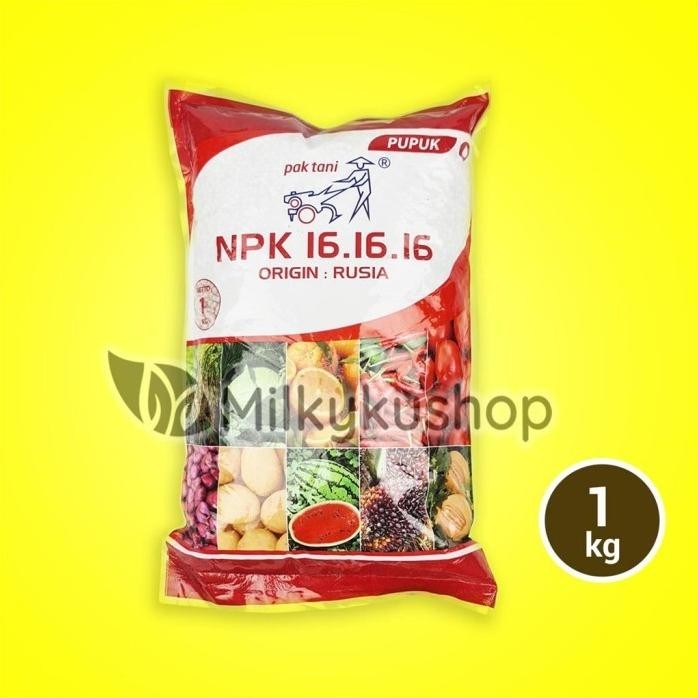 

Terlaris S1Ni! Pupuk Pak Tani Npk 16 16 16 Merah 1 Kg Kemasan Pabrik