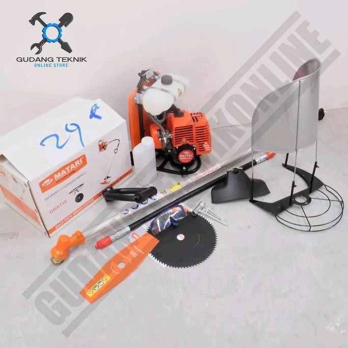 

Terlaris Mesin Potong Rumput Matari Mbg 328 2Tak- Brush Cutter Mbg328/ Mesin Pemotong Padi Paddy
