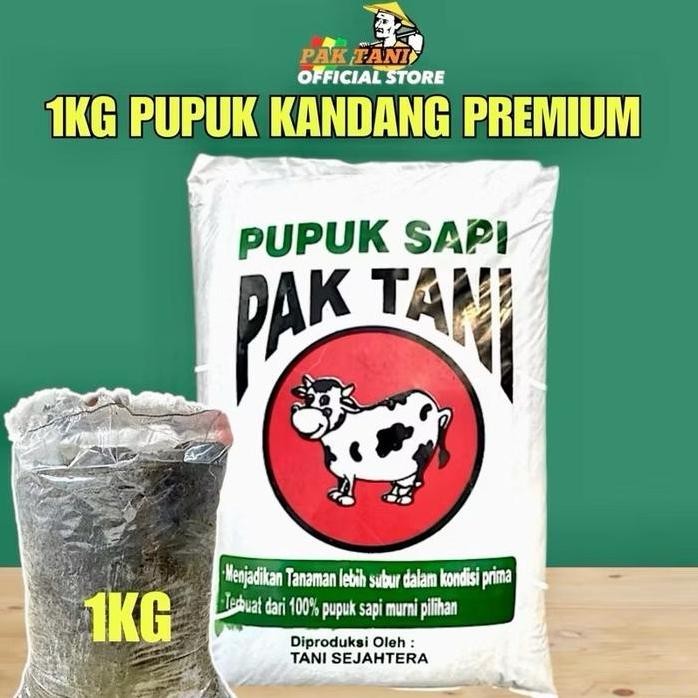 

Terlaris 1 Kg Pupuk Kandang Sapi Pak Tani Kualitas Terbaik Dan Premium