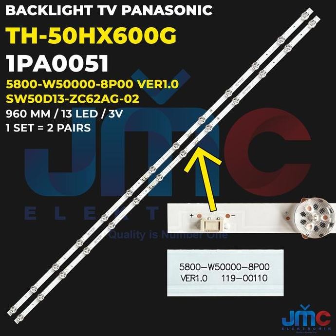 Backlight TV for Panasonic 50 Inch TH-50HX600G TH50HX600G 13K