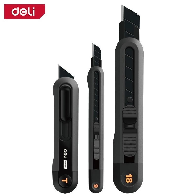 

NEW!!! NEW!!! Deli Tools Home Series Art Utility Knife Sets 3Pcs Cutter SK2 Blade ABS / HT4003/HT4003C/HT4003L