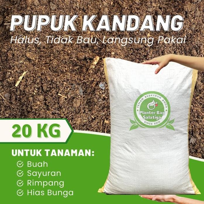 

Terlaris Kohe Kambing Halus 20Kg Karung Besar Siap Pakai Pupuk Kandang Murni