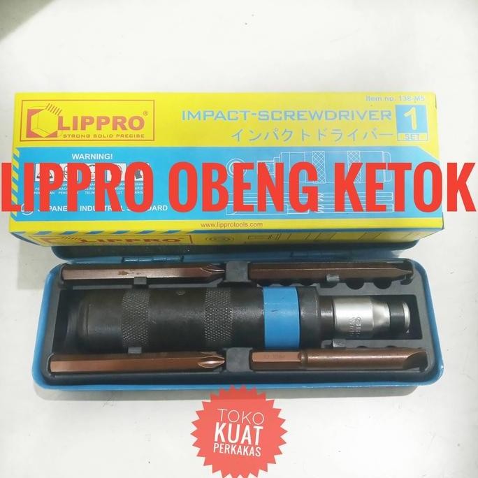 Terjangkau Obeng Ketok Isi 5 Pcs Lippro