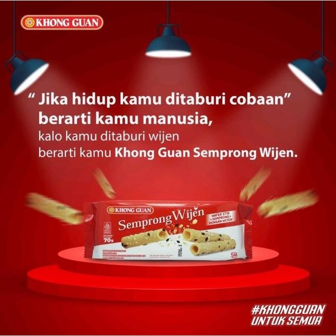

Terlaris Khong Guan Semprong Wijen 70Gr