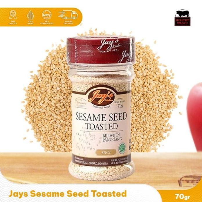 

Terlaris Jay'S Sesame Seed Toasted / Biji Wijen Panggang