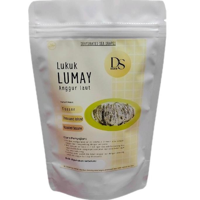 

Terlaris Lukuk Lumay Dehydrated Sea Grapes With Dressing Salad Roasted Sesame Wijen Sangrai, Thousand Island Atau Caesar. Anggur Laut Dehidrasi Dengan Dressing Salad Selai Seaweed Asin Food Rumput Kering