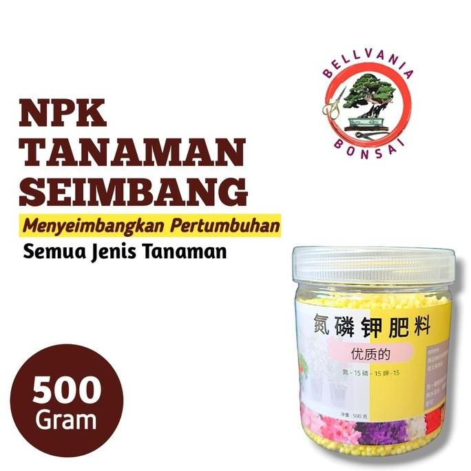 

Terlaris Pupuk Npk 15 15 15 Khusus Bunga Buah Dan Tunas Baru 500Gr