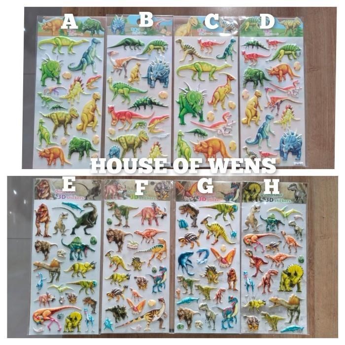 

Sticker Dinosaurus Timbul - Sticker Anak Lucu