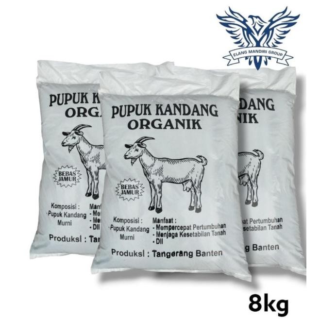 

Terlaris Mlnbbt_00 Pupuk Kandang Organik Cap Kambing 8Kg Bebas Jamur Cocok