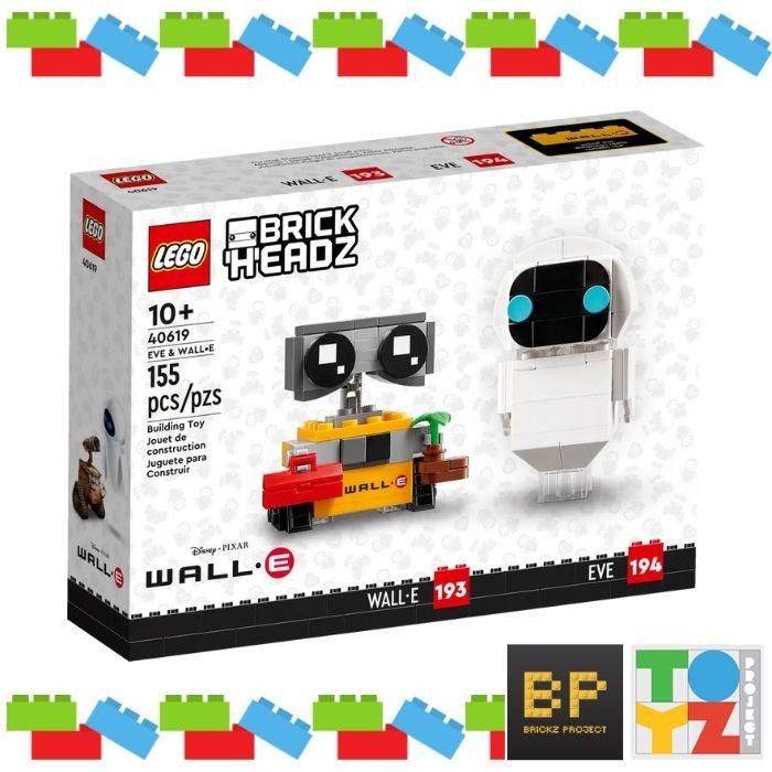 Lego 40619 Brick Headz - Eve & Wall-E