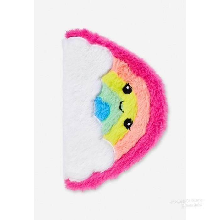 

Justice Rainbow Faux Fur Notebook - Buku Catatan Justice