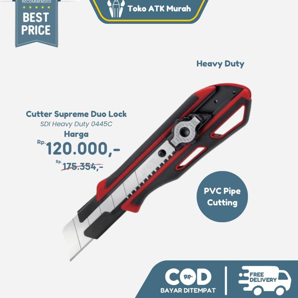 

NEW!!! NEW!!! Cutter SDI 0445C Heavy Duty Supreme Dual Lock 25mm