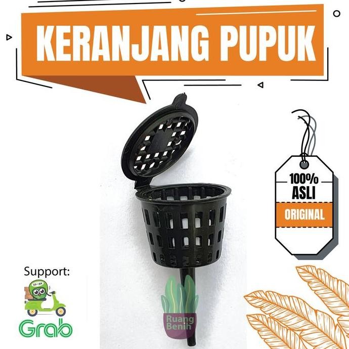 

Terlaris Keranjang Pupuk Wadah Tempat Pupuk Pot Tanaman Hias Dekastar Npk Kno3