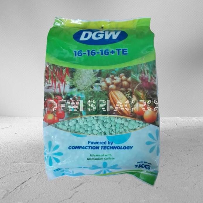 

Terlaris Pupuk Npk 16-16-16+Te Dgw 1 Kg Kemasan Pabrik