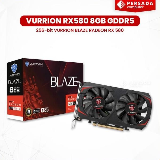 TERLARIS - VGA VURRION RX580 8GB GDDR5 256-bit VURRION BLAZE RADEON RX 580