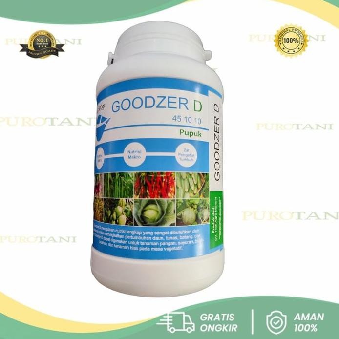

Terlaris Pupuk Daun Nutrisi Mikro Makro Zpt Goodzer D Npk 45-10-10 Hijau Tanaman