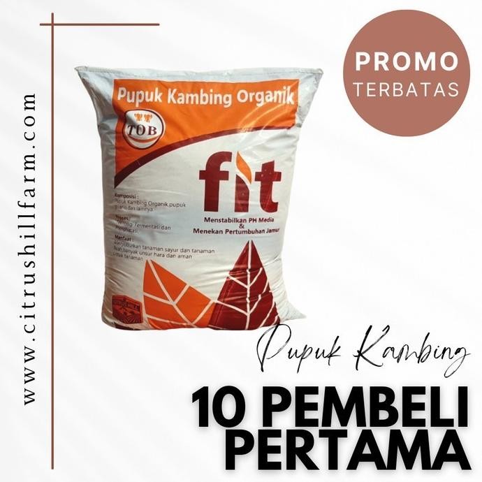 

Terlaris Pupuk Kandang Kambing Tob 13Kg - Pupuk Kandang - Pupuk - Pupuk Organik