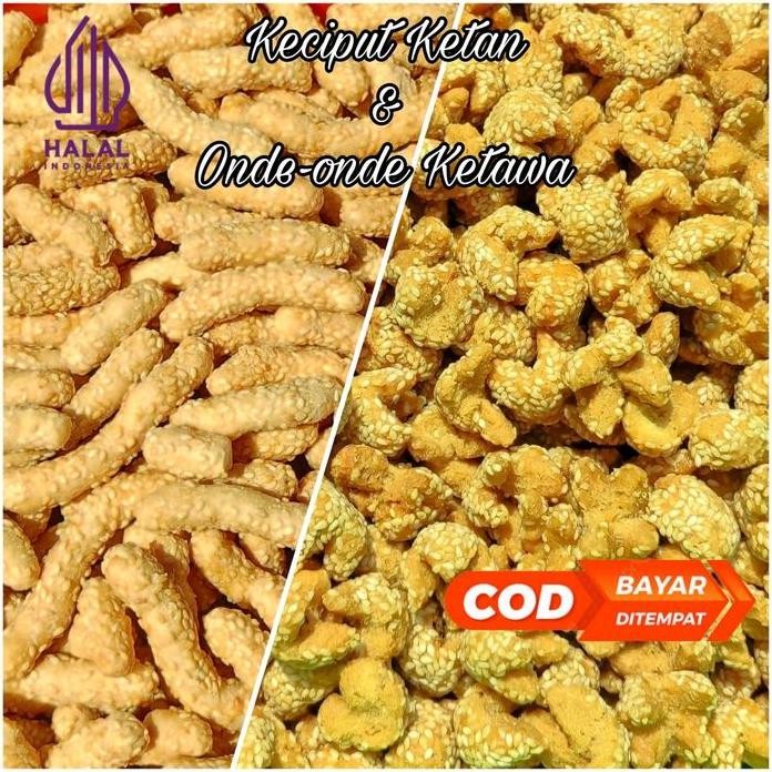 

Terlaris 250Gr - Keciput Ketan Wijen - Onde Onde Wijen | Gurih Manis Santan Renyah