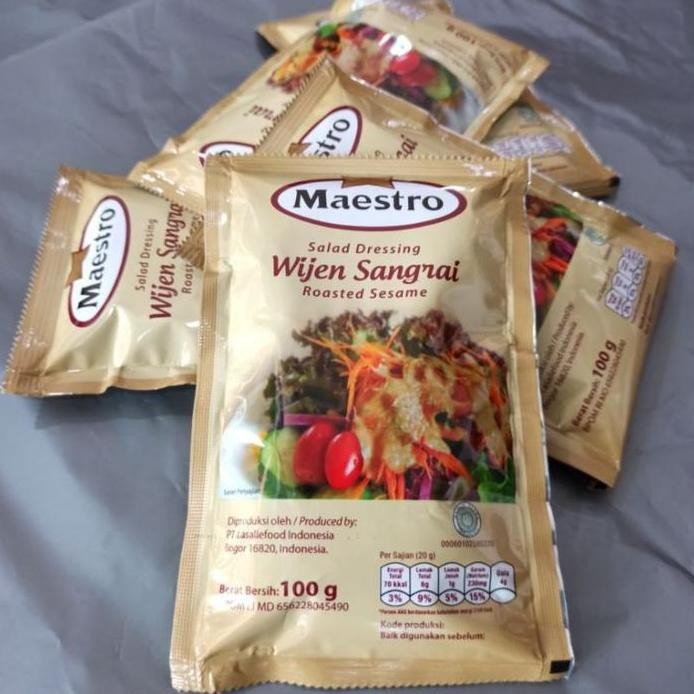 

Terlaris Maestro Wijen Sangrai (Roasted Sesame)100Gr