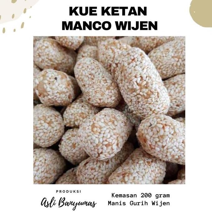 

Terlaris Kue Ketan Manco Wijen Khas Banyumas