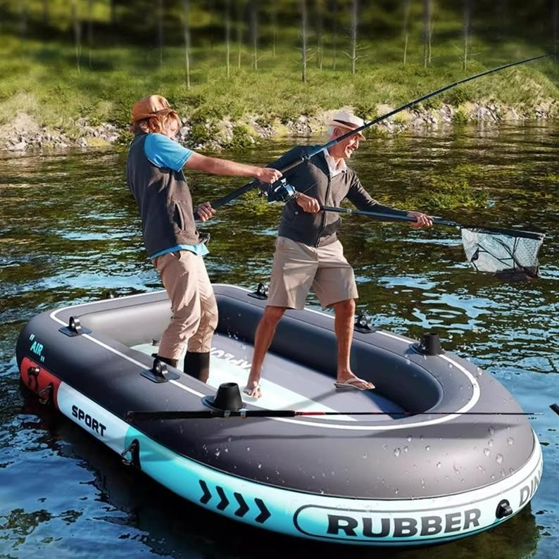 Premium 1Set Perahu Karet Rescue Perahu Karet Angin Perahu Karet Mancing Perahu Rafting High Quality