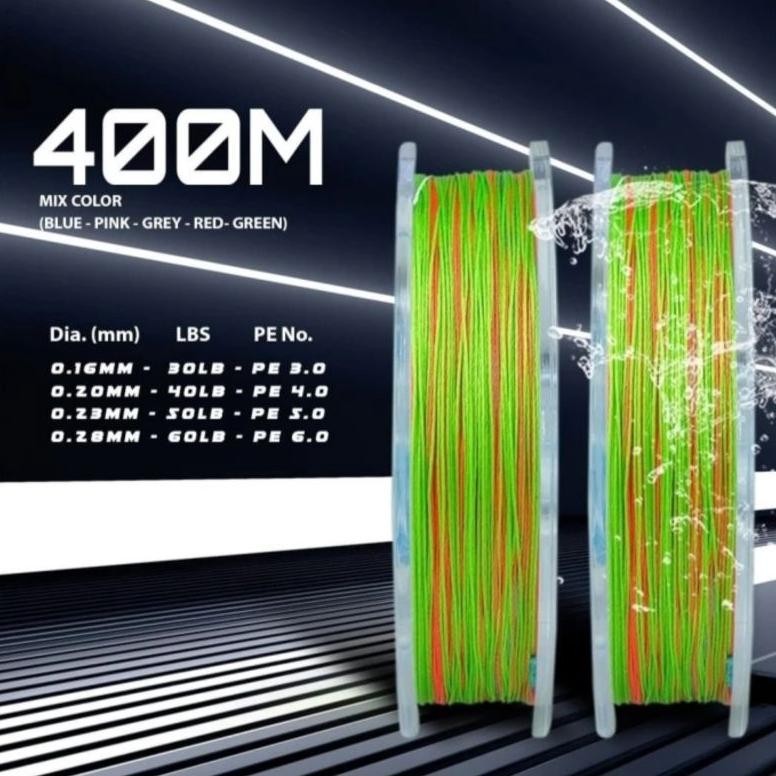 Senar Pancing PE X9 Blood Brabus 200/400meter AST