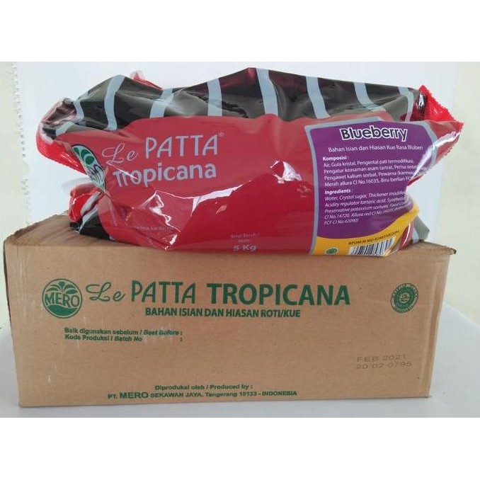 

Produk Baru!! Selai le patta blueberry 5kg