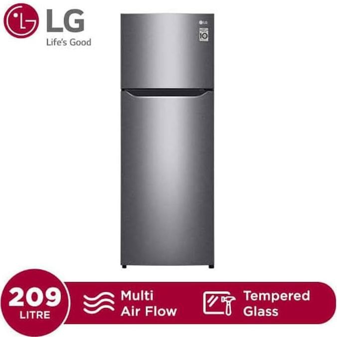 HJK LG GN-B215SQMT Lemari Es Kulkas 2 PINTU SMART Inverter GNB215SQMT Twist Ice GNB215 215SQMT
