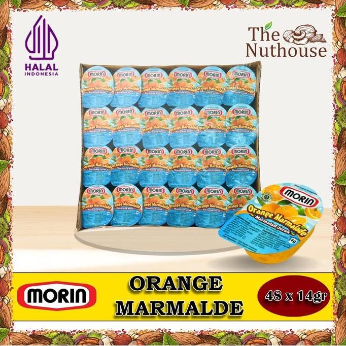 

Produk Baru!! MORIN Portion Pack Orange Marmalade Jam / Selai Jeruk [14gr x 48pcs]