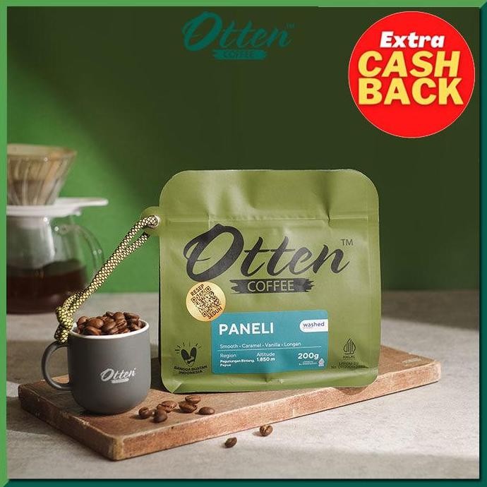 

KOPI ARABICA PAPUA PANELI 200G - BIJI / BUBUK KOPI OTTEN COFFEE TERMURAH