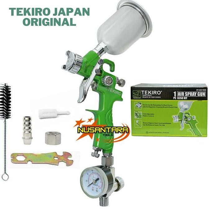 new spray gun regulator tekiro k350 kit / semprotan cat k350