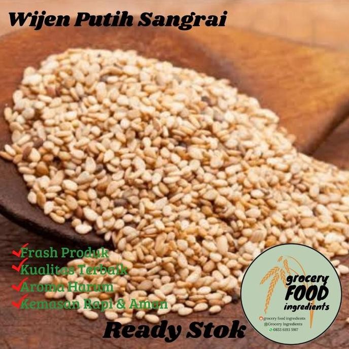 

Terlaris Wijen Putih Sangrai 250Gr / White Sesame Roasted / Wijen Putih Pangang