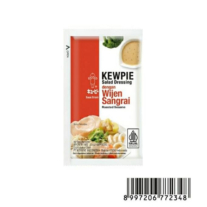 

Terlaris Saus Salad Dressing Kewpie Sachet Wijen Sangrai 50 Ml Premium