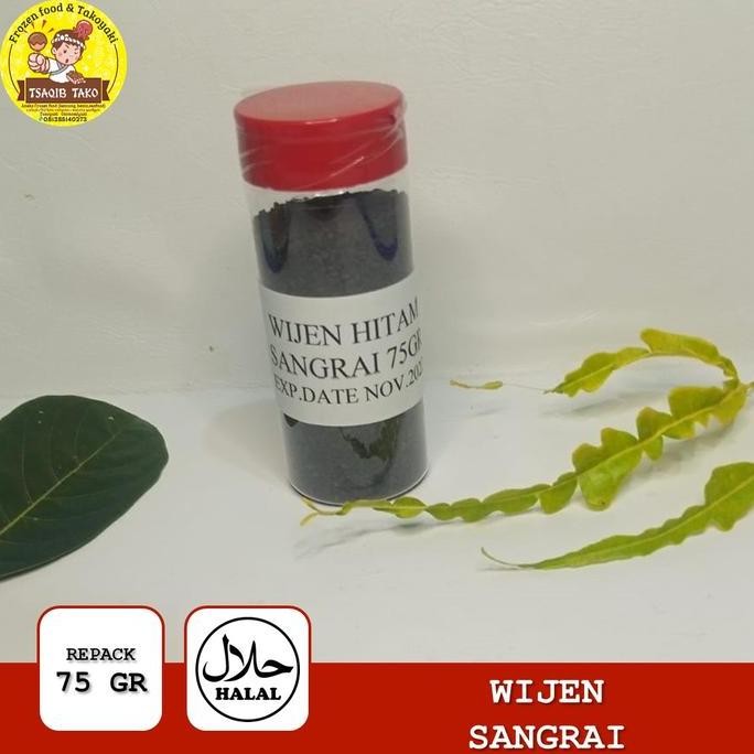 

Terlaris Promo Wijen Hitam Panggang Sangrai Toasted Roasted Black Sesame 75Gr