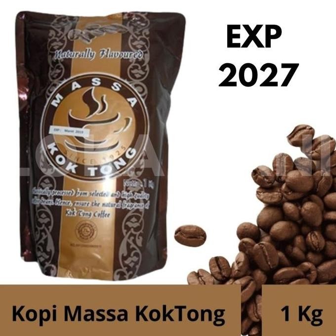 

Kopi bubuk kasar Siantar- Kopi Massa Kok Tong- 1kg/ Kopi hitam Asli