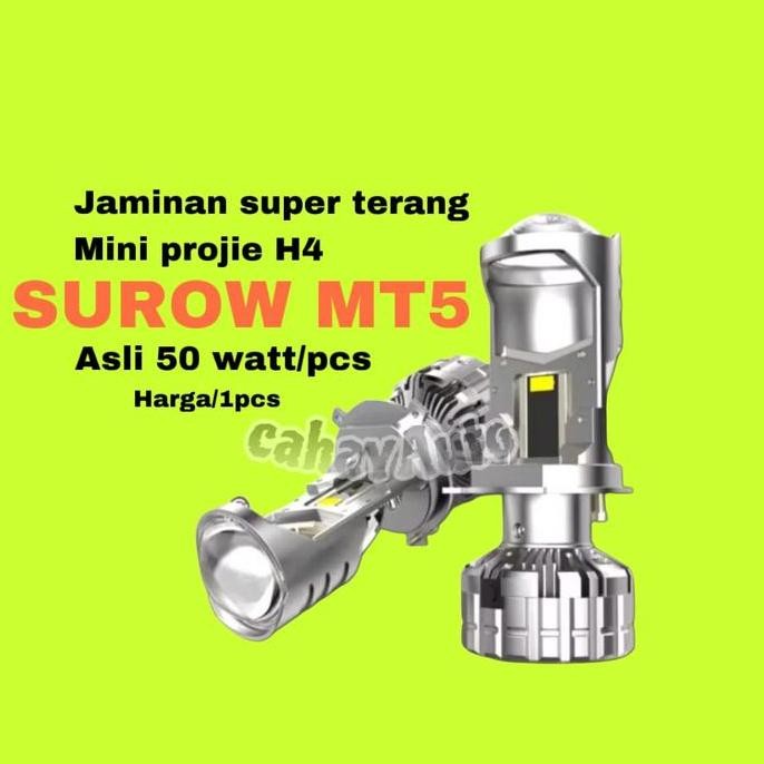 SURROW MT5 LAMPU MINI PROJIE MOTOR MOBIL SUPER TERANG