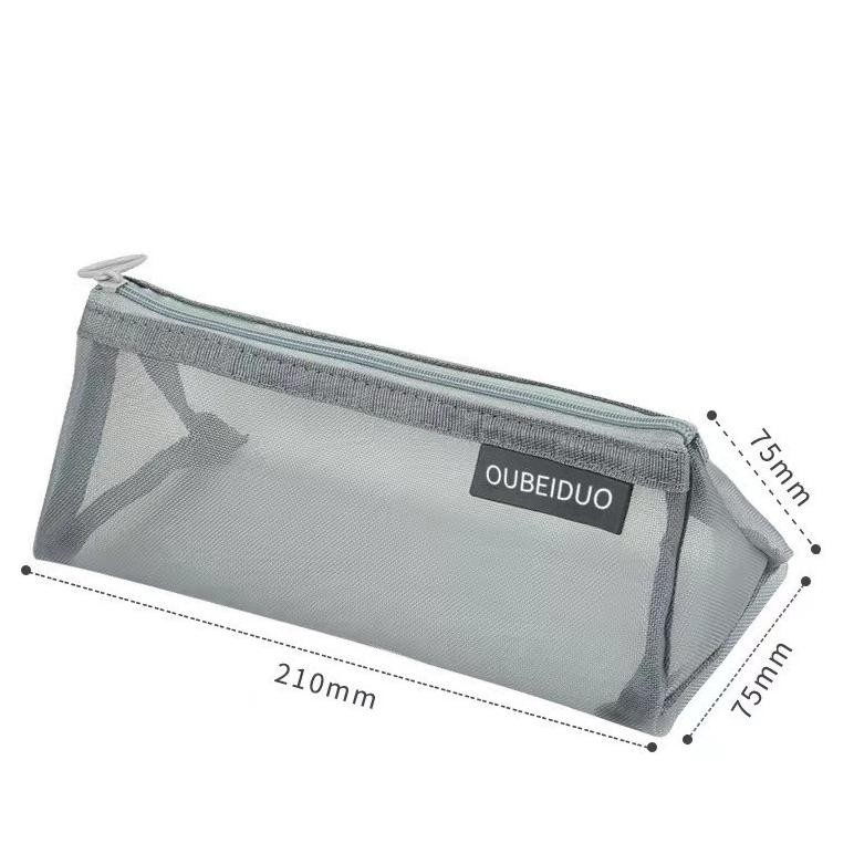 

Fx-45 Mesh Pencil Case/Tempat Pensil Jala Berkapasitas Besar Transparan Sederhana / Tas Alat Tulis Segitiga Tiga Dimensi