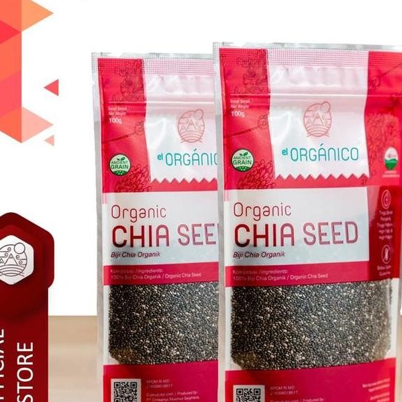

Chia Eed Organic El Organico 100Gr Double Pa