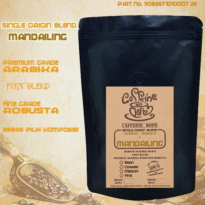

Kopi Single Origin Blend Mandailing 500 Gr - Bean/Biji & Ground/Bubuk