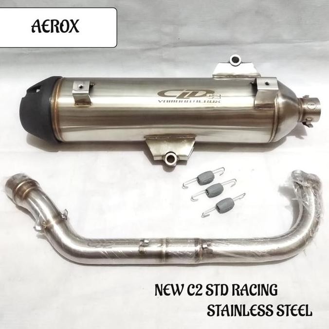 Knalpot CLD C2 Aerox Standar Racing - Knalpot Standar Racing Aerox 155