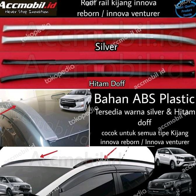 Roof rail roofrail kijang innova reborn / innova venturer lexus style