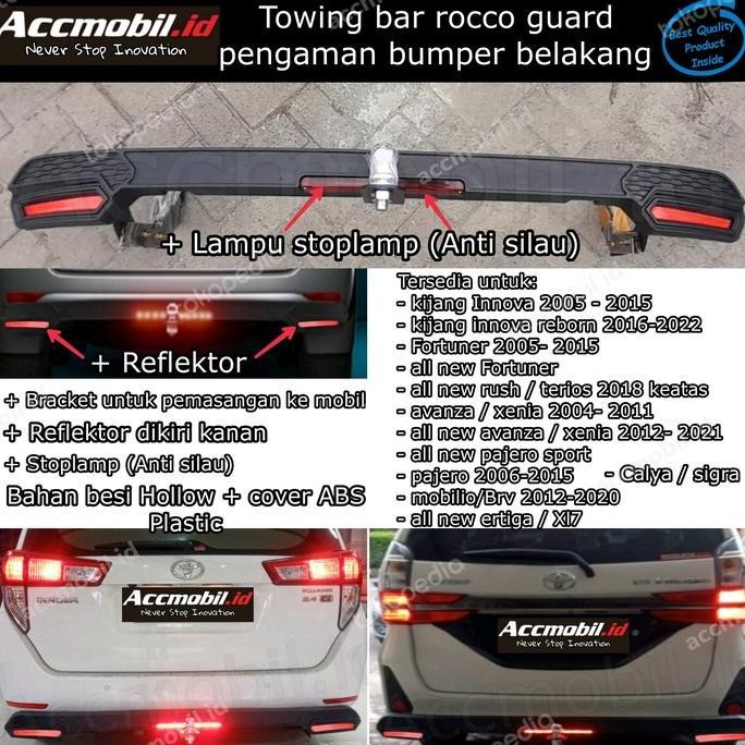 Towing bar Rocco xpander calya avanza rush innova fortuner pajero Xl7