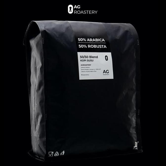 

BIJI KOPI BLEND 50/50 KOPI SUSU EKONOMIS 1 KG | 1KG TERMURAH