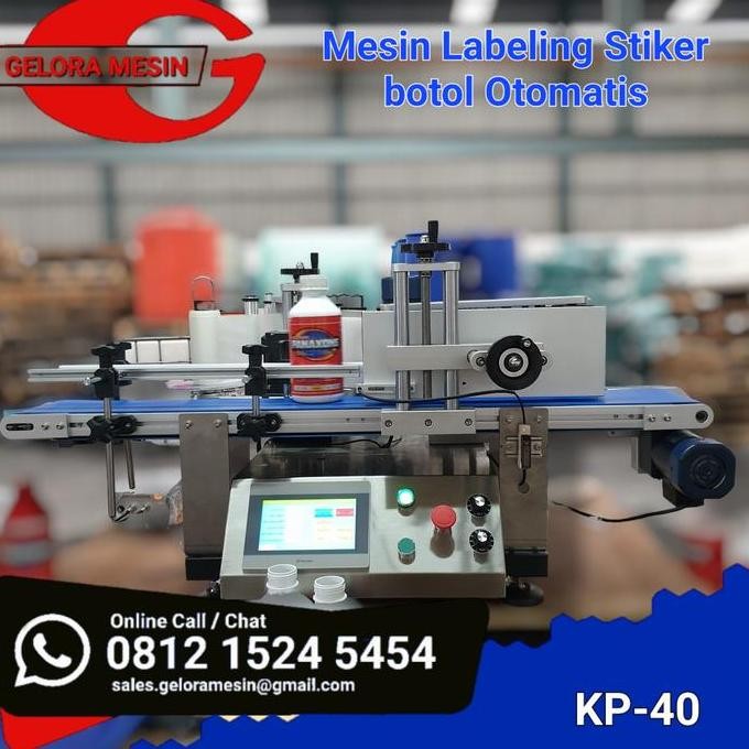 

new mesin labeling botol stiker botol label otomatis kp-40