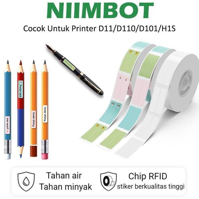 

new niimbot d11/d110/d101/h1s kertas label stiker pen terbaru
