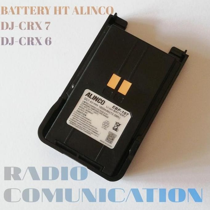 battery ht alinco dj-crx 7 dj-crx 6 ebp-107 ori -