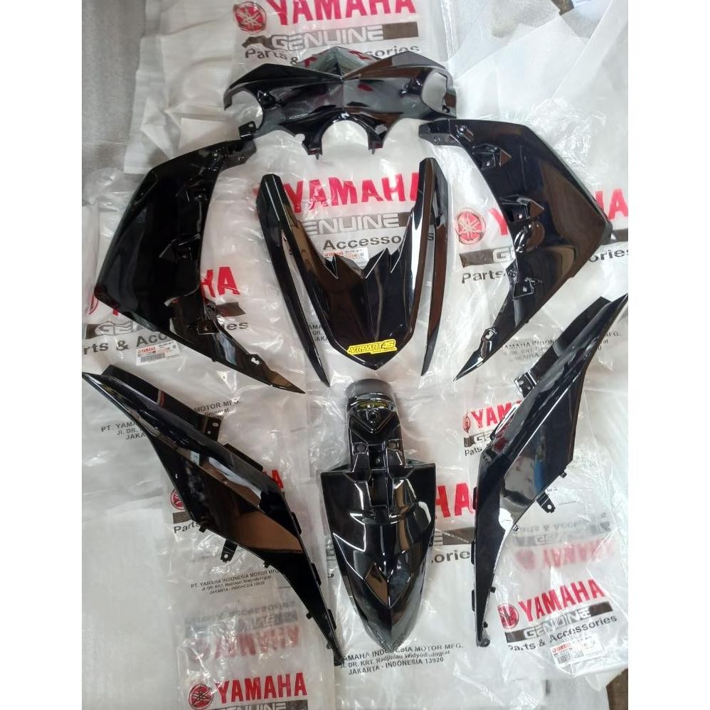 BODY SET KAP SET HALUS MIO M3 HITAM ORIGINAL YAMAHA 2PH