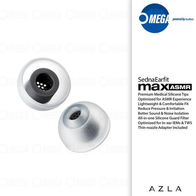 TERMURAH - AZLA SednaEarfit MAX ASMR for IEM & TWS | Medical Silicone Eartips