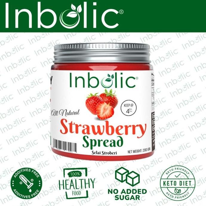

Produk Baru!! Inbolic Sugar Free Strawberry Jam | Selai Stroberi Bebas Gula | Keto