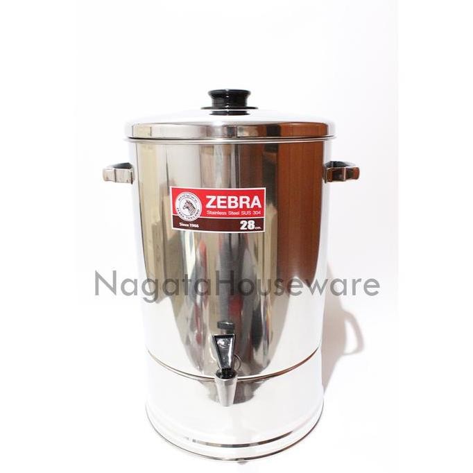 Dispenser Tempat air minuman Stainless Cooler Zebra 114028 Pendingin